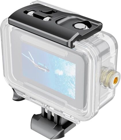 حافظة مقاومة للماء لـ D JI Osmo Action 6/5 Pro/4، مقاومة للماء حتى 40M/131FT حافظة تحت الماء مع حشوات مضادة للضباب والغوص والغطس وركوب الأمواج وغطاء واقٍ لكاميرا O SMO Action 6/5Pro/4 in Kuwait