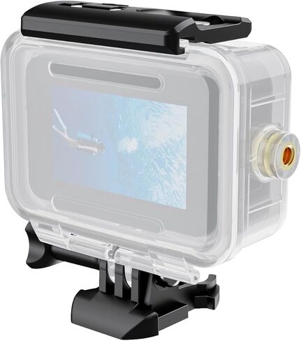 حافظة مقاومة للماء لـ D JI Osmo Action 6/5 Pro/4، مقاومة للماء حتى 40M/131FT حافظة تحت الماء مع حشوات مضادة للضباب والغوص والغطس وركوب الأمواج وغطاء واقٍ لكاميرا O SMO Action 6/5Pro/4 in Kuwait