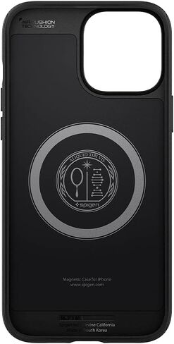 Spigen Mag Armor (MagFit) متوافق مع MagSafe المصمم لهاتف iPhone 13 Pro Max Case (2020) - أسود مطفي in Kuwait