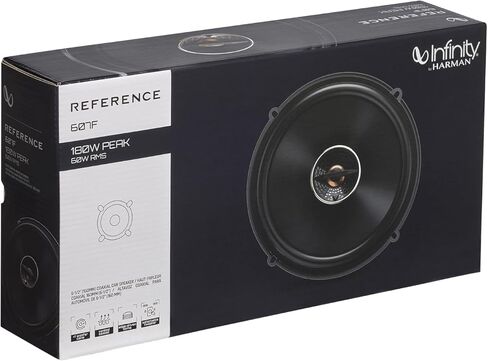 سلسلة Infinity REF607F المرجعية مقاس 6.5 بوصة مكبرات صوت محورية عالية الأداء للسيارات (متجددة) in Kuwait
