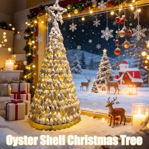 36PCS Natural Large Oyster Shells 5"-6" – Bulk Oyster Shells for Crafts, Home Decor, Vase Fillers, Beach Wedding Decorations, Ocean-Themed Art Projects in Saudi Arabia