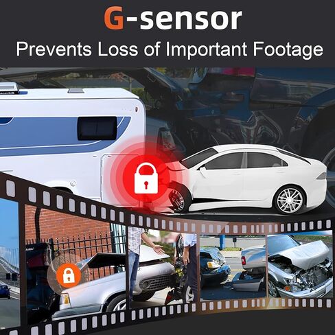 Haloview Byte Tango BT16-V1 1080P Mirror Dashcam ونظام كاميرا الرؤية الخلفية اللاسلكية مع كشف البقع العمياء (BSD) للمركبات الترفيهية (الارتفاع 9.2-13.1 قدم) - BT16-V1 in Kuwait
