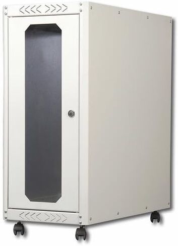 غلاف Digitus RAL7035 PC IP20 65 سم × 30 سم × 60 سم مع باب زجاجي آمن مؤطر/عجلات دوارة/رمادي in Kuwait