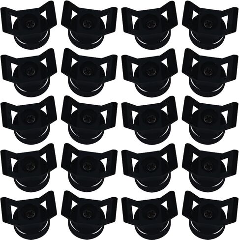 Magnet Zip Tie Mount Clips Magnetic Zip Ties Mount Holder 25LBS Strong Multipurpose Wire Cable Holder Mount Wire Clips Management for Home Office Marine Electrical Wiring (20 PCS) in Kuwait