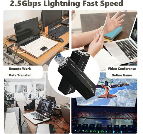 محول شبكة ألياف USB صغير C إلى 2.5G، USB3.0 Type-C 5V إلى 2.5G Base-X SFP محول إيثرنت الألياف البصرية، يدعم Windows/Linux، لأجهزة الكمبيوتر المحمول/الكمبيوتر الشخصي/الكمبيوتر اللوحي in Kuwait