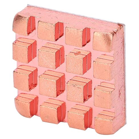 مشعات نحاسية صغيرة بالوعة الحرارة 10 قطع P14 x 4 x 14، لاصق موصل حراري - تصميم متين، تبديد حرارة فعال للإلكترونيات in Kuwait