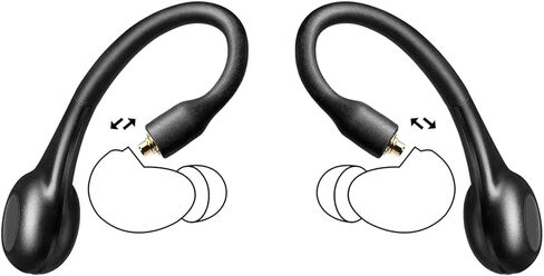 Shure True Wireless Adapter (Gen 2) for Sound Isolating Earphones, Secure Over-Ear Fit, Bluetooth 5 Wireless Technology, Long Battery Life With Charging Case, & Fingertip Controls in Saudi Arabia