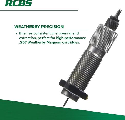 مجموعة قوالب RCBS كاملة الطول .257 WBY Mag، مجموعة قوالب إعادة التحميل للتحجيم الدقيق لـ .257 Weatherby Magnum. in Kuwait