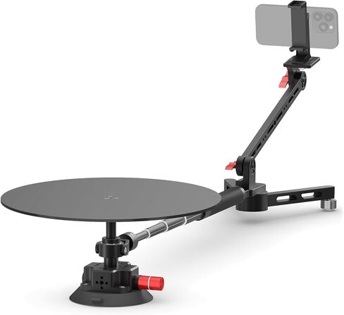 360 Degree Spinner, Professional Photography Turntable, Rotating Camera Slider, Spinning Photo Video Booth, for Product Photography, Commercial Video in Kuwait