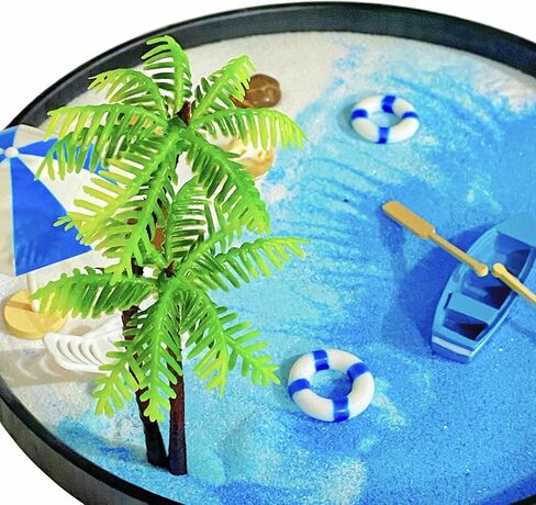 Sandbox Kit for Desk Miniature Beach Ornament Desktop Decor for Living Room in Kuwait