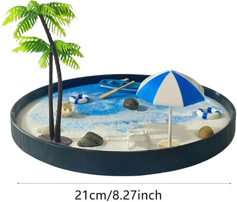 Sandbox Kit for Desk Miniature Beach Ornament Desktop Decor for Living Room in Kuwait