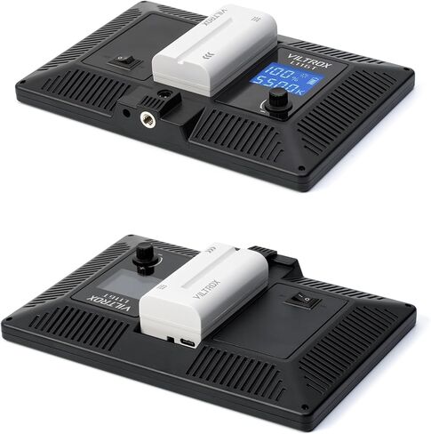 Viltrox L-116T On-Camera Bi-Color LED Light with LCD Display, 116 Lamp Beads in Kuwait