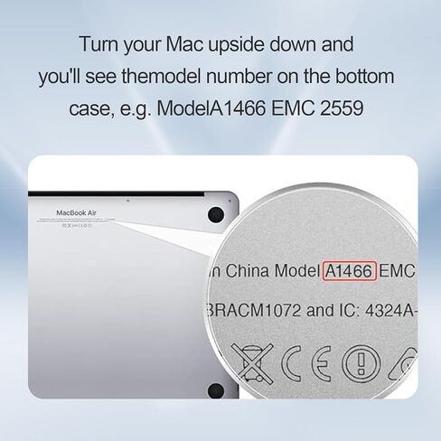 بطارية بديلة A1466 لجهاز MacBook Air 13 بوصة، بطارية جديدة بقدرة 7200 مللي أمبير في الساعة عالية السعة لجهاز A1466 (منتصف 2012، منتصف 2013، أوائل 2014،2015، 2017) A1369 (أواخر 2010، إصدار منتصف 2011)، مع أدوات إصلاح in Kuwait