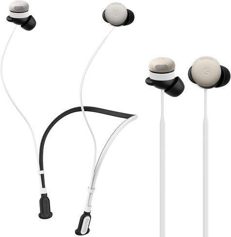متوافق مع حزام Google Pixel Buds 2a(2025) / Google Pixel Buds Pro 2(2024)، حزام رقبة رياضي من السيليكون الصديق للبشرة، سلك سماعة رأس لاسلكية مضاد للفقد، أسود in Kuwait