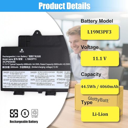 استبدال بطارية L19M3PF3 L19M3PF4 لجهاز IdeaPad 5-14IIL05 5-14ARE05 5-14ITL05 5-14ALC05 5-14IAL7 5-14ABA7 سلسلة بطارية الكمبيوتر المحمول L19C3PF3 L19L3PF7 5B10W86936 5B10W86939 5B10W86957 44.5 واط ساعة in Kuwait