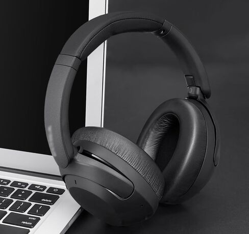 وسائد أذن بديلة من GVOEARS لسماعات Sony WH-XB910N Extra Bass، وسائد أذن مع جلد بروتين ناعم، وإسفنج عازل للضوضاء - أسود in Kuwait