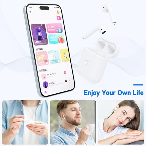 Replacement Airpod Wireless Charging Case, Charging Case Compatible for Air Pod 1st 2nd Generation, Airpods1&2 Charger Case Replacement,Bluetooth Pairing in Kuwait