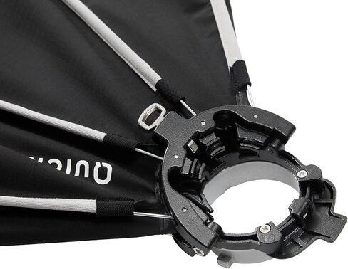 Aputure Quick Dome 40 Mini ProLock Mount Circular Softbox for Storm 80c، تصميم مكافئ عميق 40 سم، مزلاج سريع التحرير، يتضمن انتشار 1-Stop/2-Stop وشبكة 40 درجة لإضاءة الفيديو والتصوير الفوتوغرافي in Kuwait