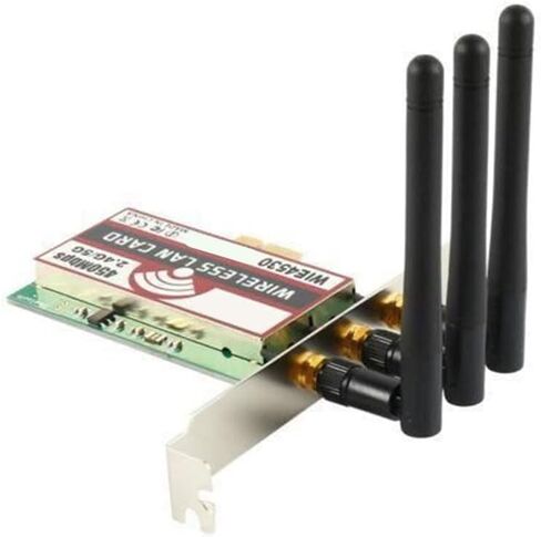 بطاقة Jectse Dual Band WiFi، محول شبكة لاسلكية 2.4G 5G PCIE للكمبيوتر الشخصي، مع دعم ووظيفة اللوحة الأم المضادة للحرق (كما هو موضح) in Kuwait