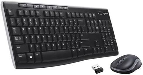 Logitech Wireless Combo MK270 - مجموعة لوحة مفاتيح وماوس - 2.4 جيجا هرتز - فرنسي in Kuwait