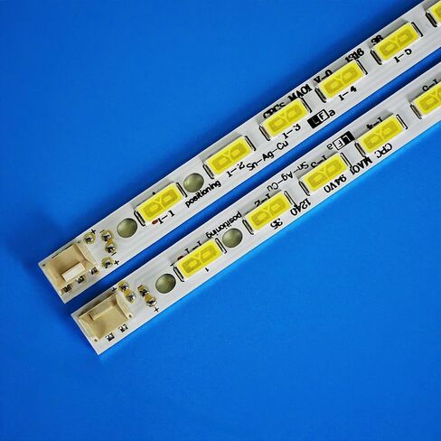 شرائط الإضاءة الخلفية LED (2) لـ Vizio 60''TV E601I-A3 E601I-A3E KDL-60R550A KDL-60R555A KLV-60EX640 LC-60C40OOU LCD-60LX640A LC-60LE640U LC-60LE651E LC-60LE751K KDL-60R520A 2012SSP60 68L 68R in Kuwait