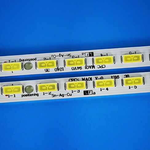 شرائط الإضاءة الخلفية LED (2) لـ Vizio 60''TV E601I-A3 E601I-A3E KDL-60R550A KDL-60R555A KLV-60EX640 LC-60C40OOU LCD-60LX640A LC-60LE640U LC-60LE651E LC-60LE751K KDL-60R520A 2012SSP60 68L 68R in Kuwait