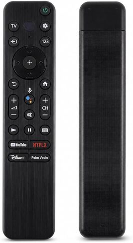 Voice Remote for Sony Smart TVs, Replacement Control with 4 Quick Link Buttons, Compatible with All 2018-2025 Sony Bravia Google 4K UHD LED LCD HD Smart TVs in Kuwait