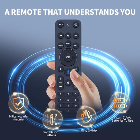 بديل لجهاز التحكم عن بعد Verizon FiOS TV One، جهاز تحكم عن بعد صوتي متوافق مع 2019 MG3-R32140B VRC4100 BLE - سهل الاقتران in Kuwait