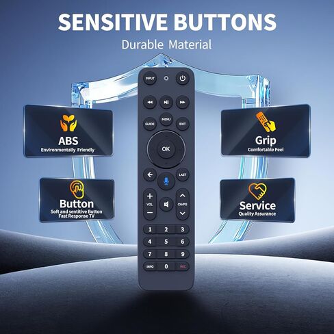بديل لجهاز التحكم عن بعد Verizon FiOS TV One، جهاز تحكم عن بعد صوتي متوافق مع 2019 MG3-R32140B VRC4100 BLE - سهل الاقتران in Kuwait