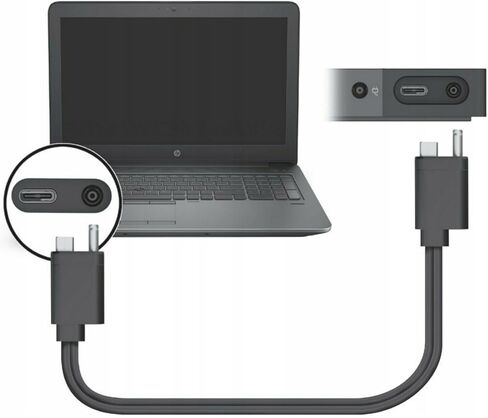 HP Elitebook Zbook Thunderbolt 3 Dock 90W- HP TB3 Dock Station USB-C، DisplayPort، RJ-45، VGA (متجدد) in Kuwait