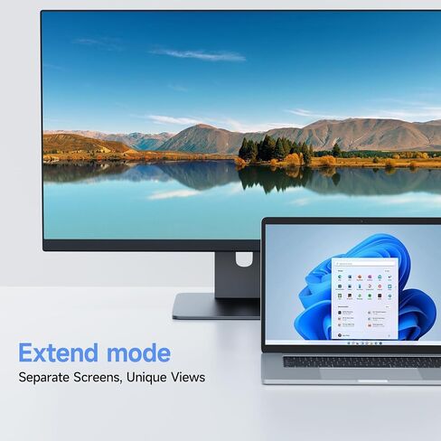 محول KCEVE USB إلى HDMI، محول USB-A 3.0 ذكر إلى HDMI أنثى 1080P@60 هرتز، مناسب لنظام التشغيل Windows XP/7/8/10/11 - لا يمكن استخدام واجهة BIOS، فقط يدعم الجيل الحادي عشر أو المعالج الأحدث in Kuwait