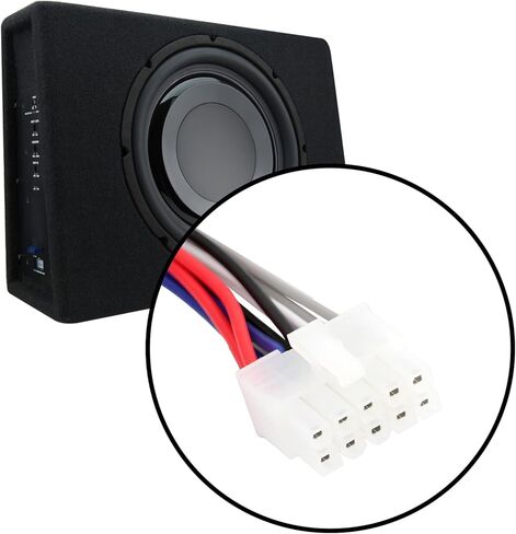 مقبس سلك مكبر الصوت بمدخل الطاقة 10 دبابيس RCA متوافق مع مضخم الصوت المزدوج TBX10A I8P5 in Kuwait