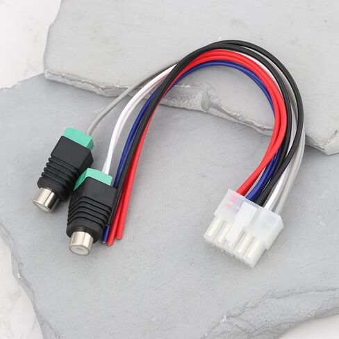 مقبس سلك مكبر الصوت بمدخل الطاقة 10 دبابيس RCA متوافق مع مضخم الصوت المزدوج TBX10A I8P5 in Kuwait