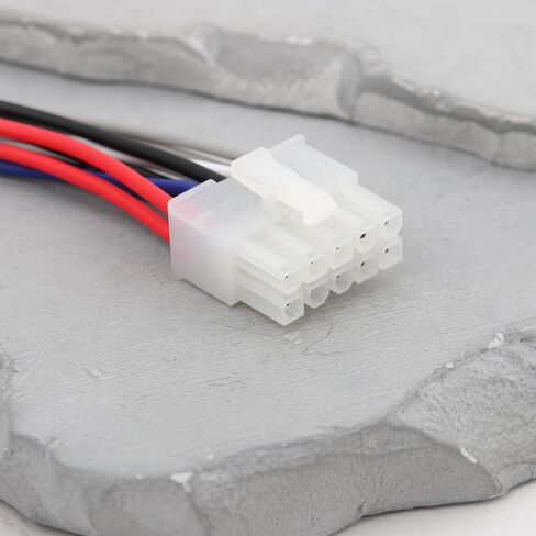 مقبس سلك مكبر الصوت بمدخل الطاقة 10 دبابيس RCA متوافق مع مضخم الصوت المزدوج TBX10A I8P5 in Kuwait