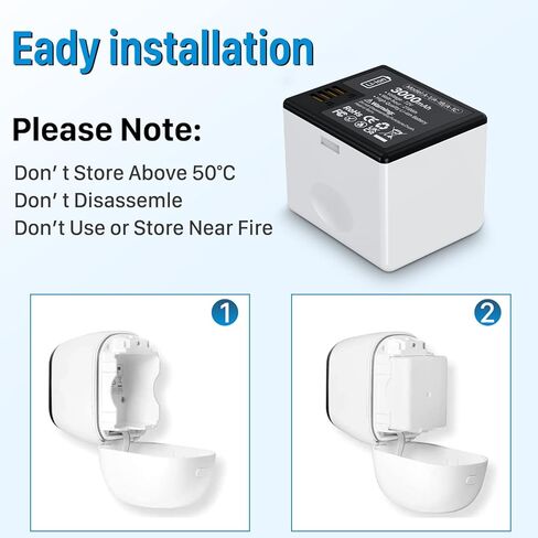 بطارية SHENMZ لـ Arlo Pro، Arlo Pro 2,3000 مللي أمبير قابلة لإعادة الشحن متوافقة مع كاميرا مراقبة المنزل VMC4030، VMS3230، VMA4400، عبوة واحدة in Kuwait