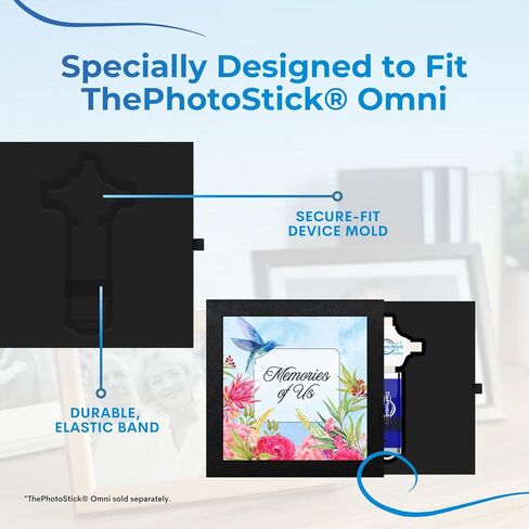 ThePhotoStick Omni 64GB - النسخ الاحتياطي الآمن للصور والفيديو | صندوق الإطار التذكاري ThePhotoStick - إطار عرض الصور المدمج in Kuwait