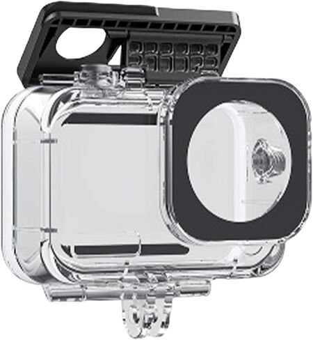 Yoidesu Water Proof Diving Housing, Transparent Protective Case with High Elasticity Rubber Seal, 60M Underwater Dive Case with Reinforced Tempered Glass Lens Cover Anti Fog Inserts in Kuwait