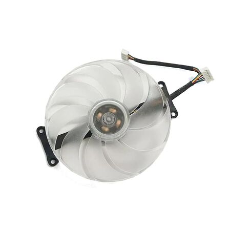 مروحة تبريد وحدة معالجة الرسومات 98 مم 4PIN T129215BU DC 12V 0.5A لـ RX 7800 XT 16G Dark Edition (1 Pink LED) in Kuwait