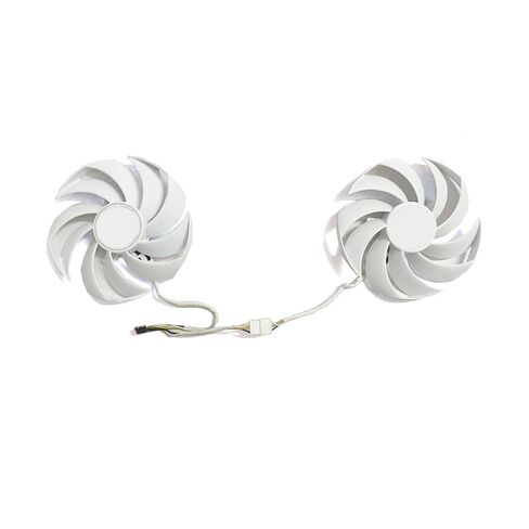 4PIN 95MM GPU Fan Replacement for RTX 4070/4070TI/4070 Super 12G Ventus 2X White OC - Model PLD10010S12HH in Kuwait
