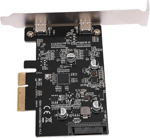 بطاقة توسيع USB 3.2 Gen PCIe بمنفذين بسرعة 10 جيجابت في الثانية USB C 3. بطاقة PCIe بسرعة 10 جيجابت في الثانية C مع شرائح VL805 VL160 لأجهزة الكمبيوتر المكتبية OS X in Kuwait