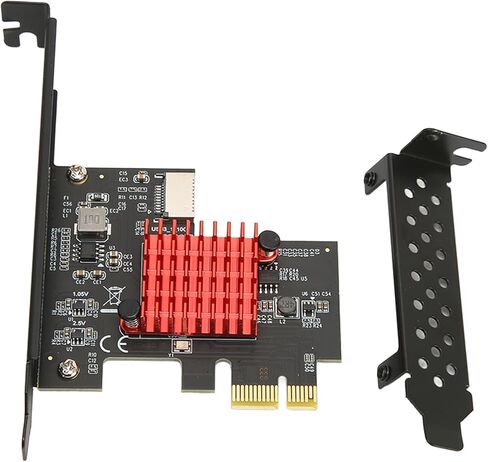 Cuifati USB 3.2 Front Type E Expansion Card, PCIE 3.0 2X Interface with ASM3142 10Gbps Main Control, for 10 8 Desktop PCs, Plug and Play No Driver Required (ASM3142 Main Control) in Kuwait