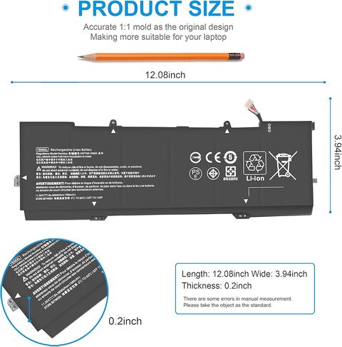 YB06XL 928372-856 Battery for HP Spectre x360 Convertible 15-CH 15T-CH000 15-CH0XX 15-CH011DX 15-CH001TX 15-CH002TX 15-CH010TX 15-CH013TX 928372-855 928427-272 928427-271 HSTNN-DB8V HSTNN-DB8H in Kuwait