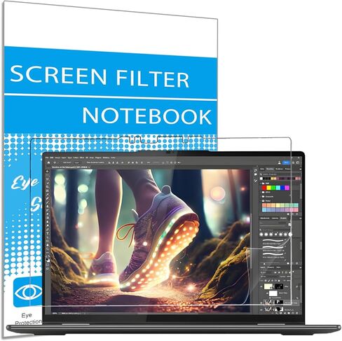 i-Tensodo 2 Pack 14 بوصة واقي شاشة مضاد للوهج لعام 2026 Lenovo Yoga 7a 2-in-1 14 بوصة (14AGP11)، Yoga 7i 2-in-1 Aura Edition 14 Gen 11 كمبيوتر محمول بشاشة تعمل باللمس، فلتر حماية العين in Kuwait