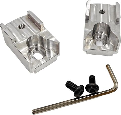 محول VCTGAM® L-Attachment متوافق مع TSPROF K03، Kadet، Pioneer - موسع شحذ منخفض الزاوية للسكاكين الضيقة والسكاكين - ملحق مشبك من الألومنيوم المؤكسد in Kuwait