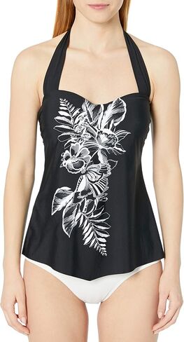 Retro Bandeau Handkerchief Tankini Swimsuit Top in Kuwait