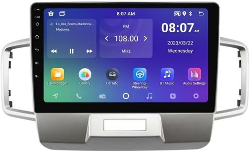 راديو Honda Freed - Android 13 ستيريو لهوندا Freed 2008-2016 IPS شاشة تعمل باللمس مدمجة في السيارة تعمل بنظام Android Auto/GPS Navigation/5G WiFi/FM/SWC/AHD in Kuwait