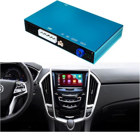 واجهة CarPlay اللاسلكية وAndroid Auto لكاديلاك SRX (2013-2016) مع نظام CUE - تحكم كامل بشاشة اللمس - وحدة أداء خالية من التأخر - التوصيل والتشغيل in Kuwait