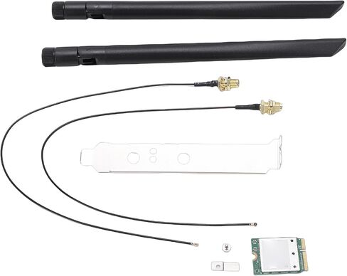بطاقة fosa WiFi 7 اللاسلكية، محول شبكة M.2 مع دعم هوائيات 2x2 بسرعة 5.8 جيجابت في الثانية 2.4 جيجا هرتز 5 جيجا 6 جيجا هرتز ثلاثي النطاق 4K QAM 2x2 in Kuwait