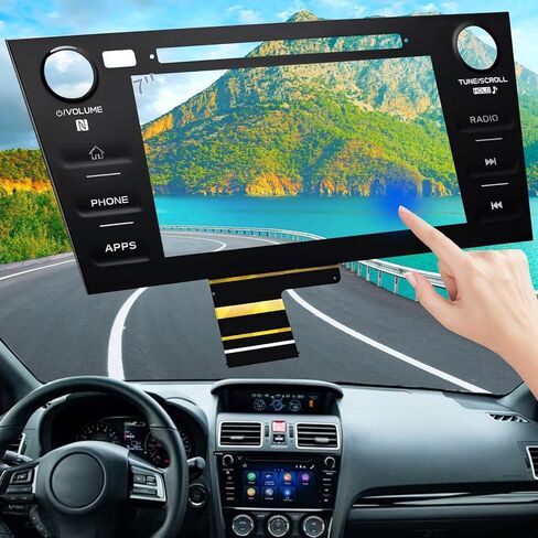 TsuperU 7" Touch Screen Digitizer Replacement for Subaru WRX STI Radio Screen 2019-2021, Touchscreen fit 86431VA610 86431VA620 86341VA660 86431VA680 86471VA630 86471VA610 OEM Navigation System-Phone in Saudi Arabia