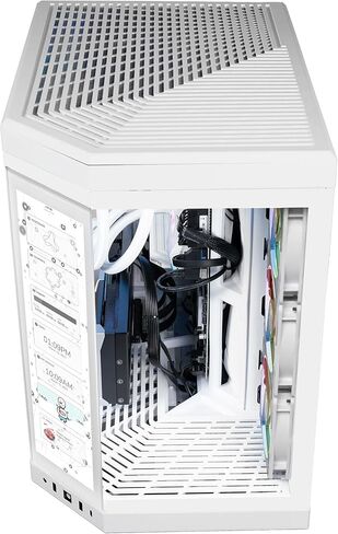 كمبيوتر مكتبي iBUYPOWER Y70TI للألعاب مع حافظة شاشة تعمل باللمس HYTE، وحدة المعالجة المركزية Intel Core Ultra 9 285، NVIDIA GeForce RTX 5070Ti 16GB GPU، 32GB DDR5 RGB RAM، 2 تيرابايت SSD، Windows 11 Home، لوحة مفاتيح، ماوس-أبيض ثلجي in Kuwait